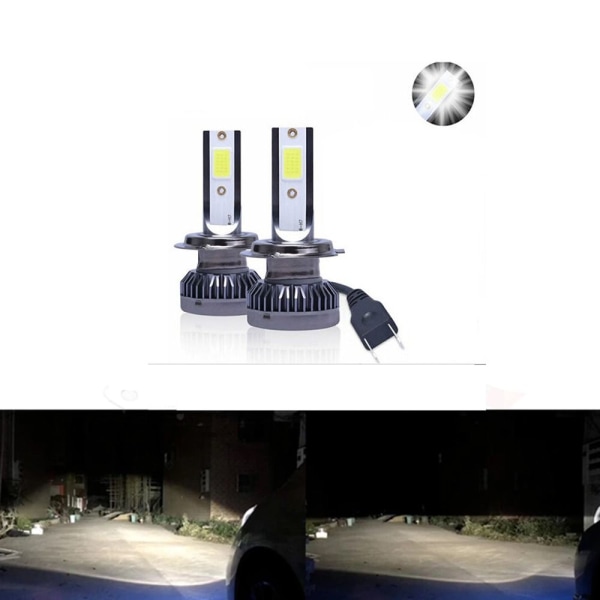 2 stk Bil LED lyskonvertering Globes H4 H4 H4