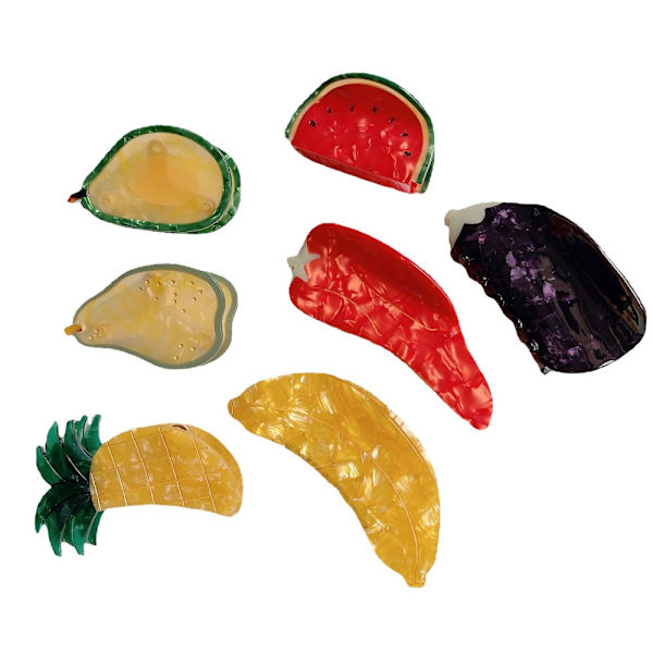 Grønnsaksfrukt Hårnål Hårklemme C 11CM*3,6CM C 11CM*3,6CM C 11cm*3.6cm