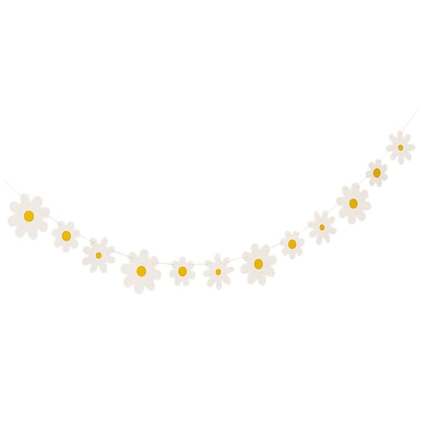 2Pack White Daisies Pull Flowers Krysantemumflagg White