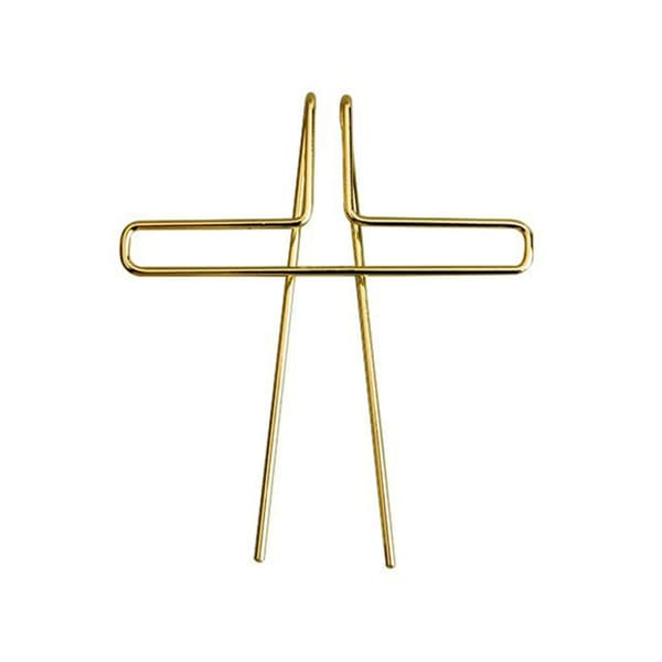 2 stk. Nodebogsklemmer Sideholder GULD Gold