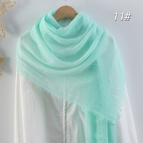 Crinkle Scarf Vanlig Hijab LJUSBLÅ Light blue