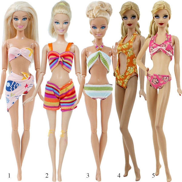 Dollsimkläder Bikini 3 3 3