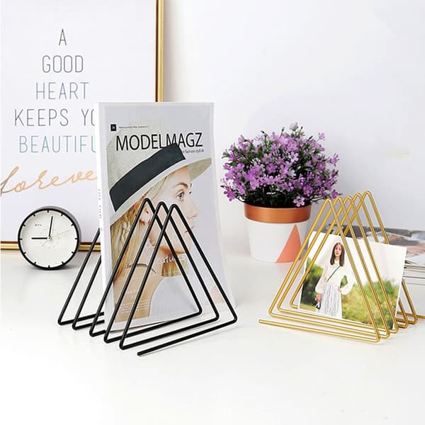 Vinyl Plade Opbevaringsholder Plade Rack SORT Black