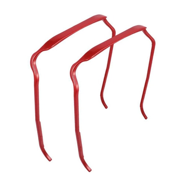 1 st Osynlig hårbåge Hårpannband RÖTT Red