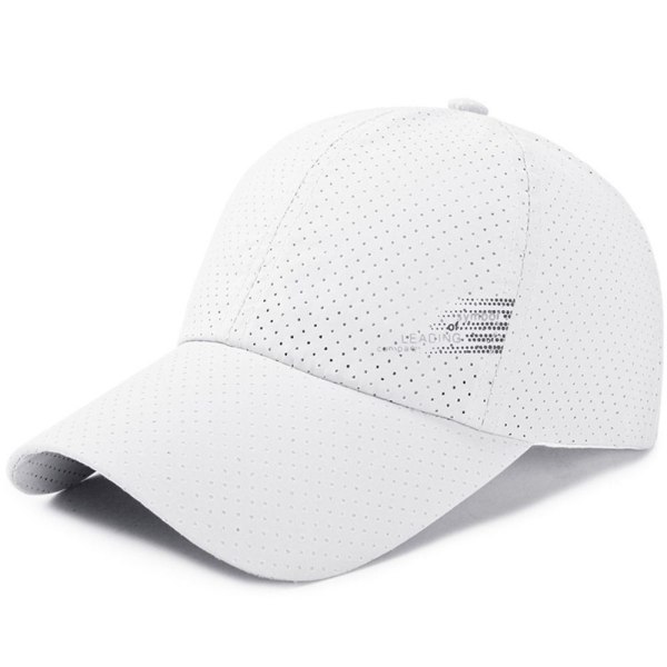 Hurtigtørkende Baseball Caps Golf Fishing Cap HVIT white