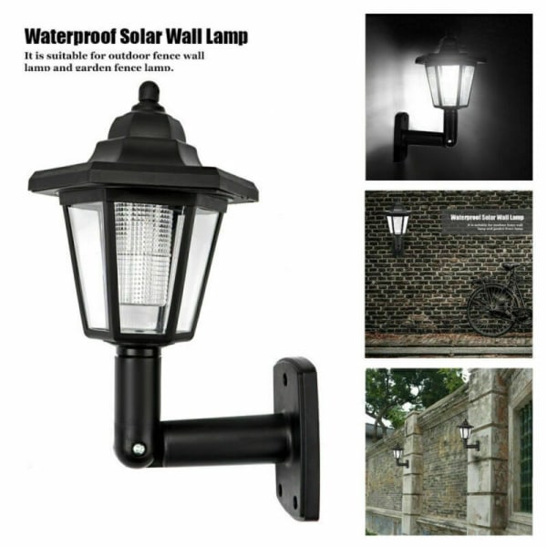 2 stk Sekskantede Solar Lights Retro Lantern 2 STK 2 STK 2pcs