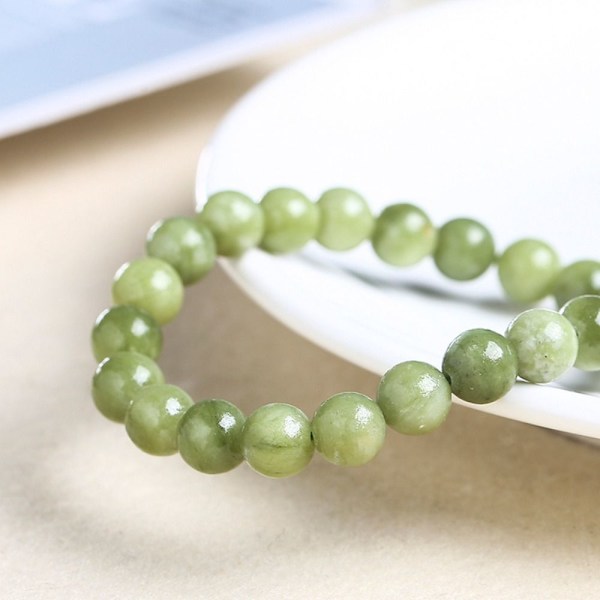 Jade Beads Armbånd Beaded Strand Armbånd 10MM 10mm