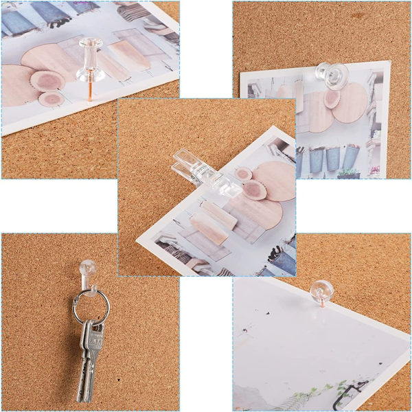 Push Pins Set Clear Push Pins Pins med kroker