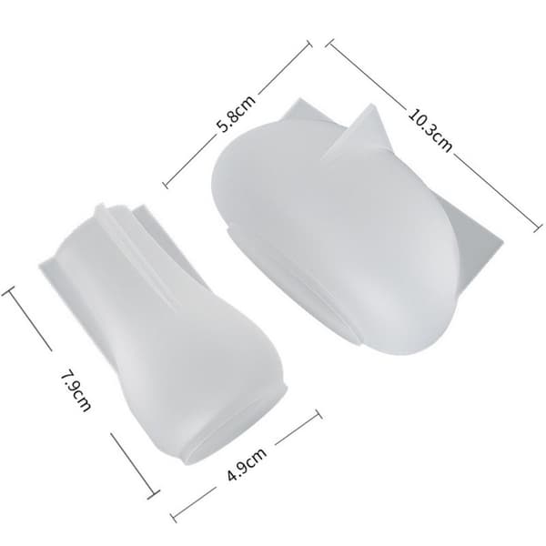 7 stk/sett Soppform Hjerteoppbevaringsbokser 4 STK STIL 5 4 STK 4pcs Style 5