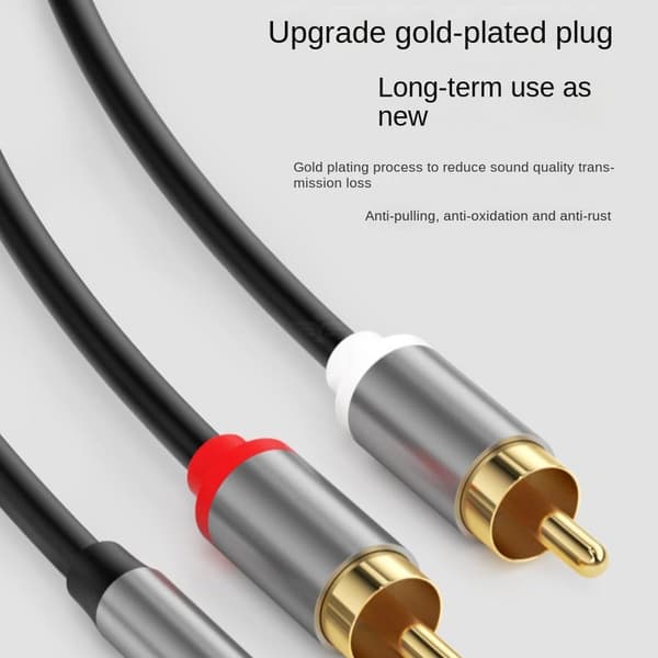 Lydkabel AV-kabel 0,5M 0.5m