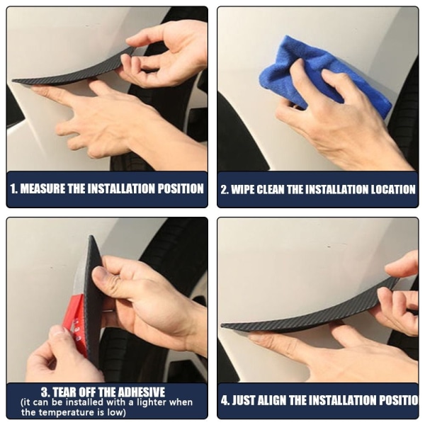 Bilspoiler Splitter KARBONFIBER
