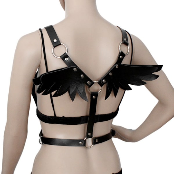 Vyötärövyö Angel Wing MUSTA black