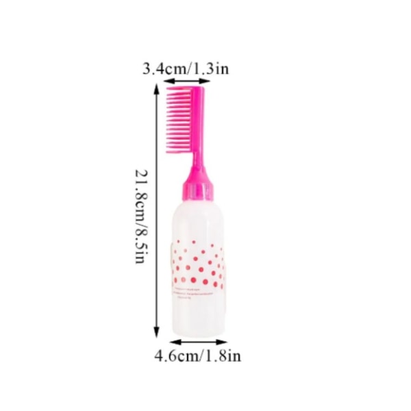 Hårapplikator Bottle Root Comb ROSA Pink