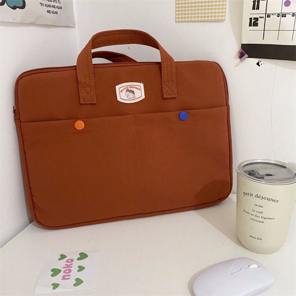 Laptop Handväska Anteckningsbok Väskor BRUN 11INCH brown 11inch