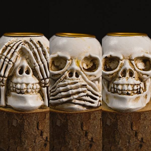 Halloween Skeleton Decor kynttilänjalka C C C
