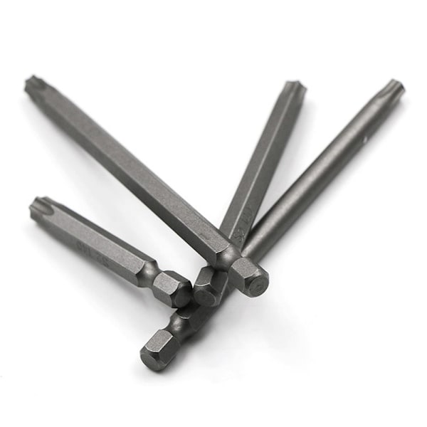 Torx skruvmejsel Bits Plommon blossom Bits ihåligt batchhuvud 11pcs-75mm