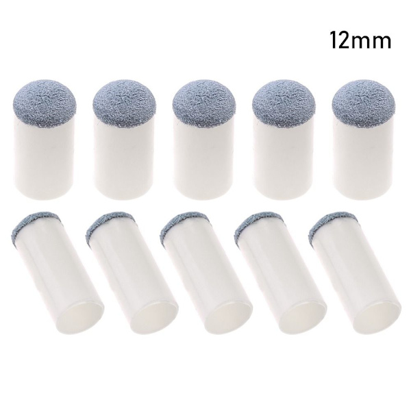 2 pakker 10 stk./pak. Billardkø-spidser Tipbeskytter 12MM 12MM 12mm