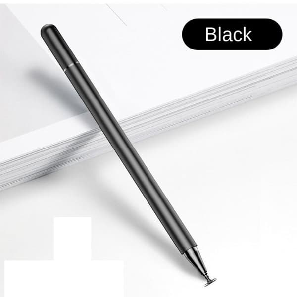 1 STK Disc Kapasitiv Penn Touch Screen Pen SORT SORT Black