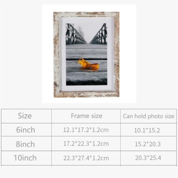 Fotoramme Billedrammestativ HVID 10INCH white 10inch