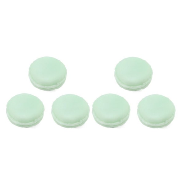 6stk/lot Macarons Oppbevaringsboks Pakkeboks LYS GRØNN light green