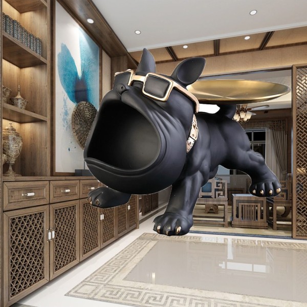 Bulldog Butler säilytyslokero Avainlaatikko MUSTA black