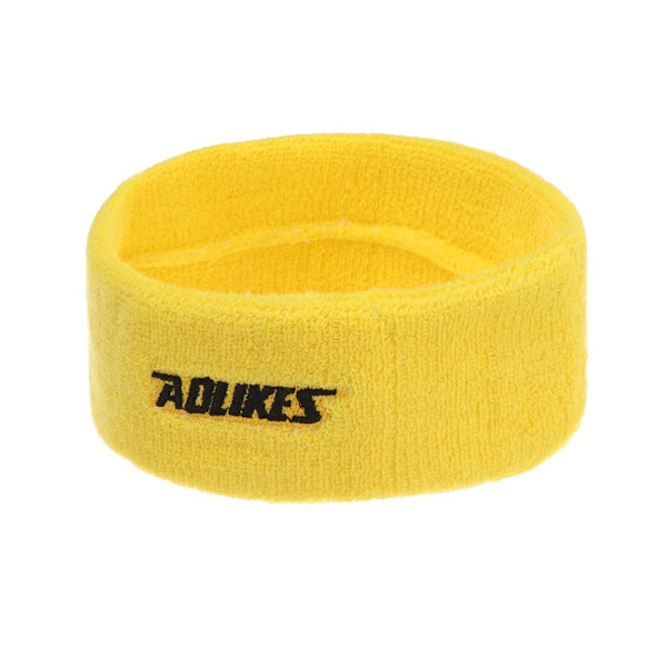 Cotton Sweat Pannband Herr Svettband GUL yellow