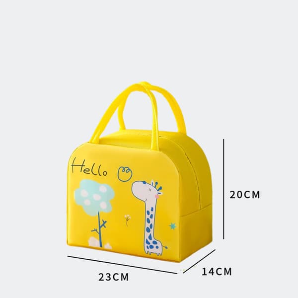 Isolert Matpose Termisk Matboks GUL yellow