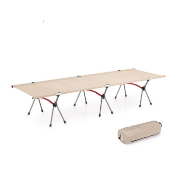 Camping hopfällbar säng Lätt sovsäng KHAKI Khaki