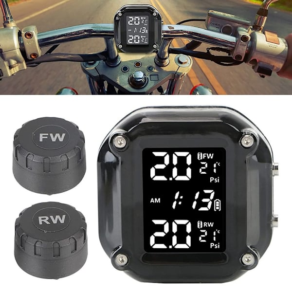 Motorsykkel Tpms dekktrykkovervåking 1 1 1