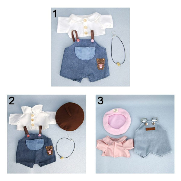 1 set 30 cm Nukkevaatteet Muotipuuvillahousut 3 3 3