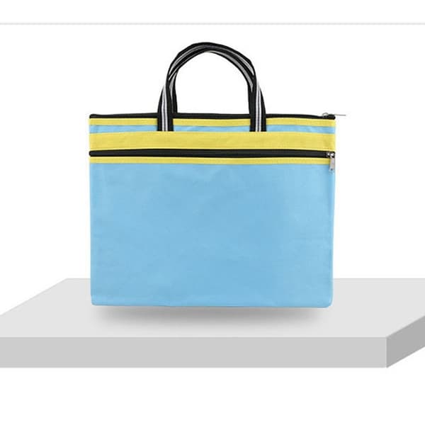 A4 Oxford Cloth Document Bag BLÅ Blue