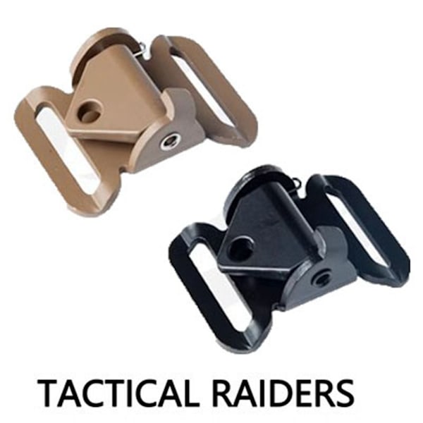Udendørs Webbing Spænde Tactical Bæltesejl SORT Black