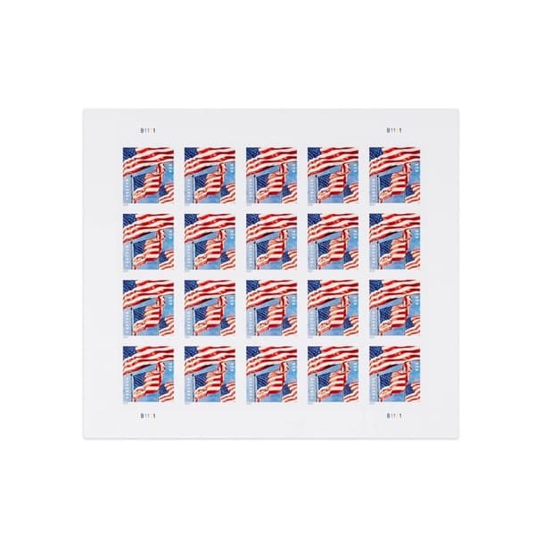 Flagfrimærke Poststempler B B B