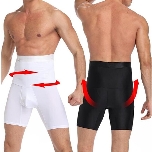 Tummy Control Shapewear Laihduttavat shortsit WHITE S White S