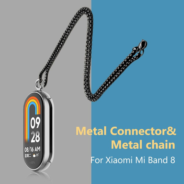 1 par urremstik Båndremadapter SORT Black Connector&Chain-Connector&Chain