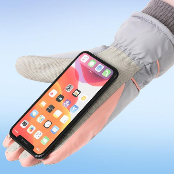 Naisten Pehmohanskat Lumilauta Ski Gloves VAALEEN PINKKI light pink