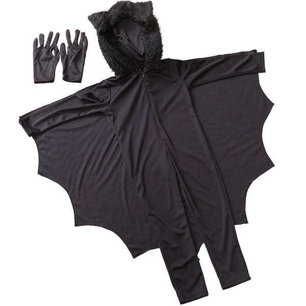 Halloween Fladdermus kostym Cosplay kostymer för barn 150 150