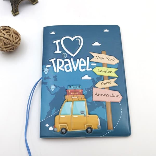 Pass Cover Passport Clip Document Organizer