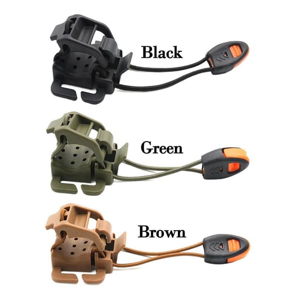 Tactical Wheel Clip Molle Vandretilbehør SORT Black