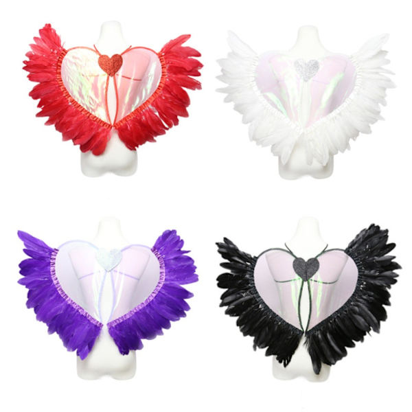 Love Feather Wings Fairy Wings PURPLE purple
