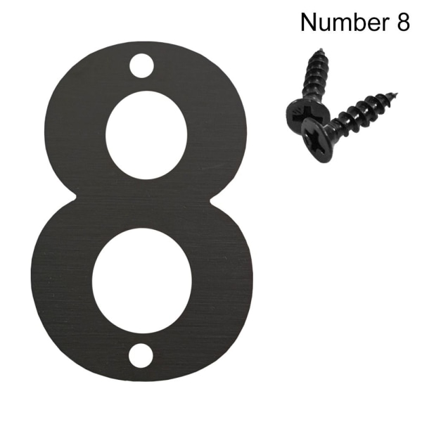 4 tuumaa/10 cm ovitarra Numerokilpi NUMERO 8 NUMERO 8 Number 8