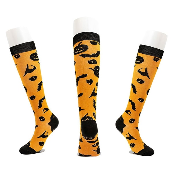 Halloween-kompressiosukat Bat Pumpkin Owl sukat GREY grey L/XLOwl-Owl