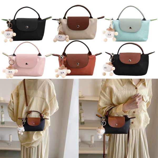 Fashion Bag Nylon Dumplings Bag Single Shoulder Crossbody Bags black