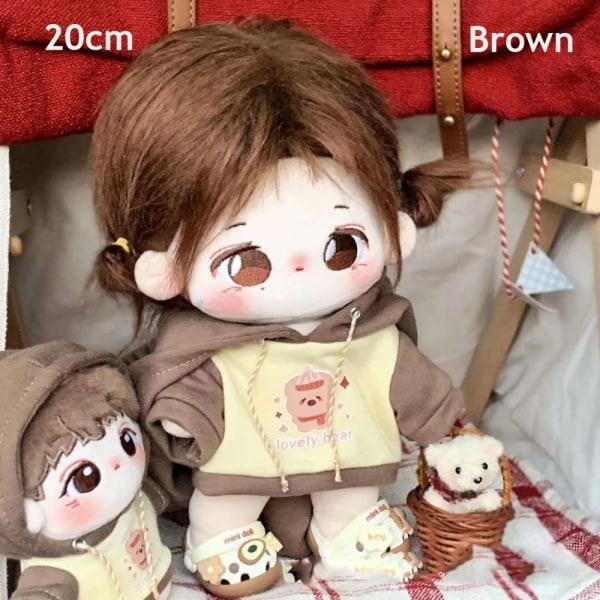 Nukenhupparit Puserot asut RUSKEA 20cm Brown 20cm