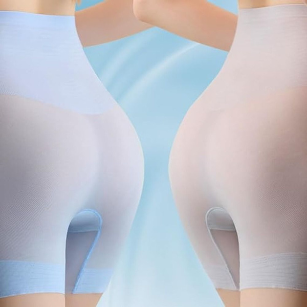 Ultratynde kølebukser Mavekontrol Shapewear SORT M Black M