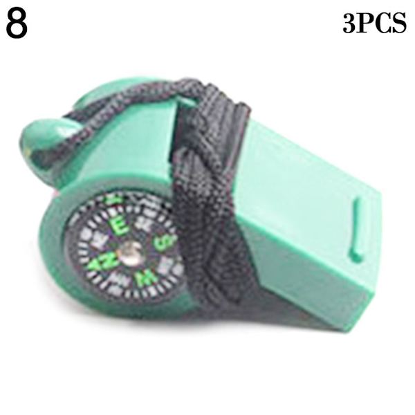 3st Multifunction Whistle 2in1 Compass 8 8 8