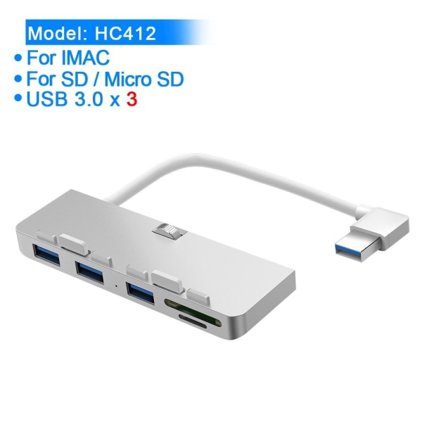 USB 3.0 HUB utvidelsesdokkingstasjon HC412 HC412 HC412