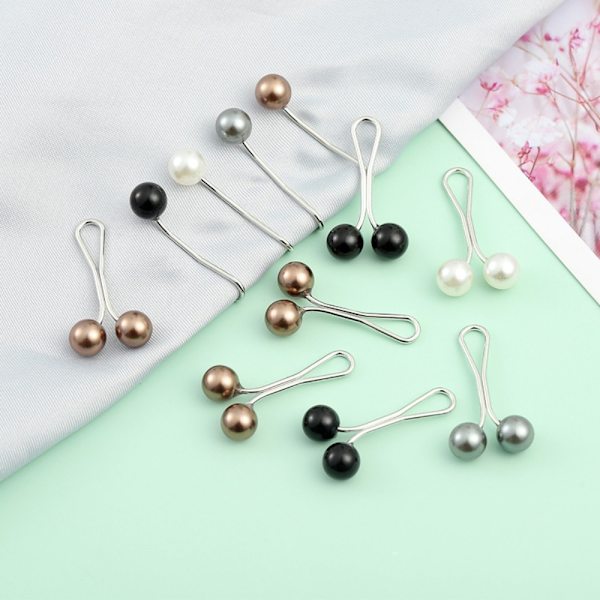 24 kpl Pearl Clip huivi GOLD gold