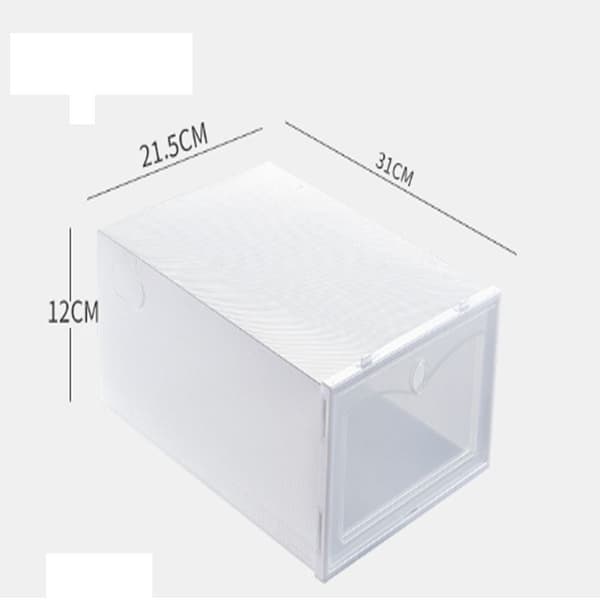 Låda Skofodral Skoförvaring Case VIT White