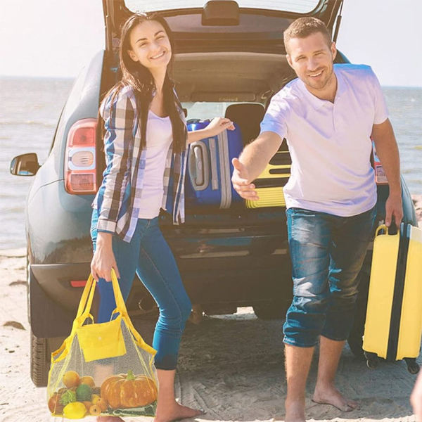 Lekeoppbevaringsveske Strandveske GUL GUL Yellow